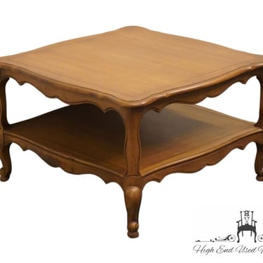 IMPERIAL FURNITURE Grand Rapids, MI Country French Provincial 31" Square Tiered Accent End Table 11560 