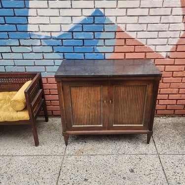 Modern Marble Topped Console. 36x16x32