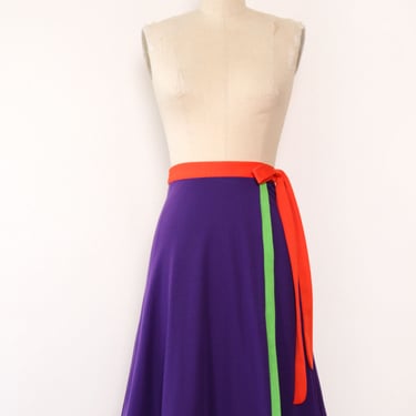 Santiago Colorblock Wrap Skirt XS/S