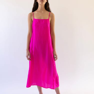 Slip Dress in Shocking Pink
