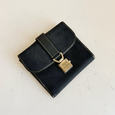 Dooney &amp; Bourke Leather + Canvas Wallet