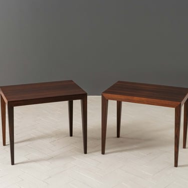 Pair of Haslev Rosewood Side Tables