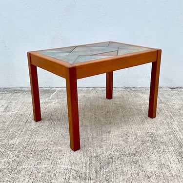 1970s tile top table by Gangso Denmark