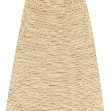 Vince - Tan Crochet Midi A-Line Skirt Sz XS