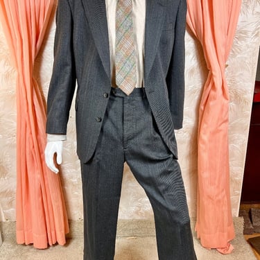 1980's Pinstripe Bill Blass Suit