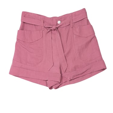 Rag & Bone - Mauve Pink Tie Waist Shorts Sz 4