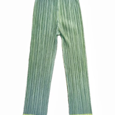 1990s Pleats Please Plissé Iridescent Mermaid Pants