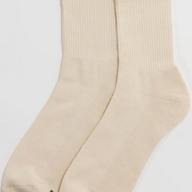 Ribbed Sock / Ecru