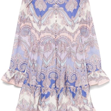 Zimmermann Women Maxine Printed Linen Mini Dress