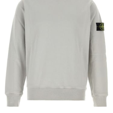 Stone Island Men Grey Cotton Sweatshirt