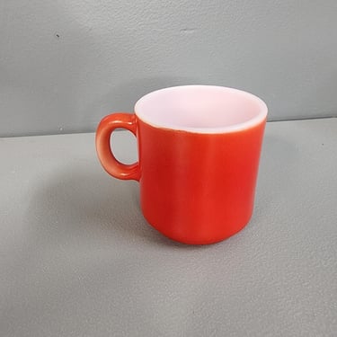 Vintage Hazel Atlas Red Coffee Mug 