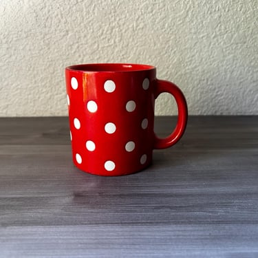 Vintage Waechtersbach Polka Dot Mug West Germany, 