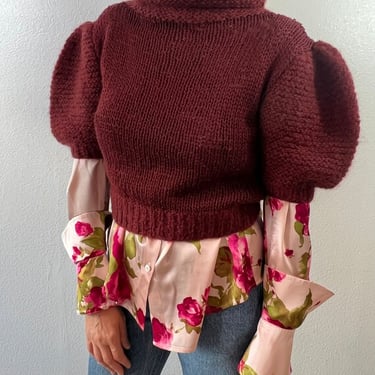 Vintage Christopher Brown Turtleneck Sweater by VintageRosemond