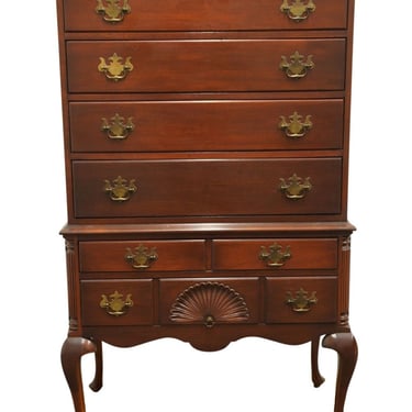 DREXEL FURNITURE Genuine Solid Mahogany Traditional Style 36" Highboy Chest 