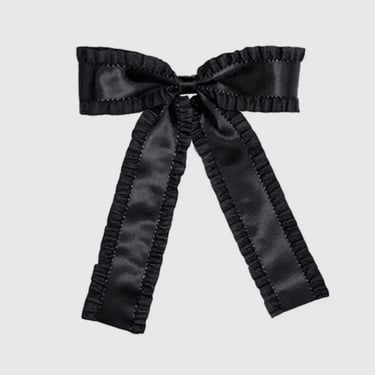 Sample Sale Black Ribbon Hair Bow Barrette