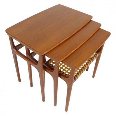 1960s Teak Nesting Tables by Erling Torvits