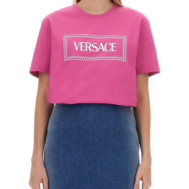 Versace Women T-Shirt With '90S Vintage Logo