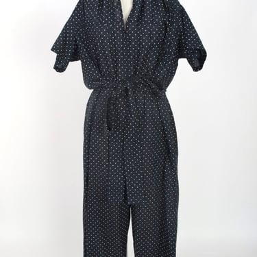 Caron Callahan Polka Dot Jumpsuit