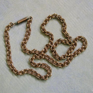 Antique GF Victorian Chain Necklace 17 1/2