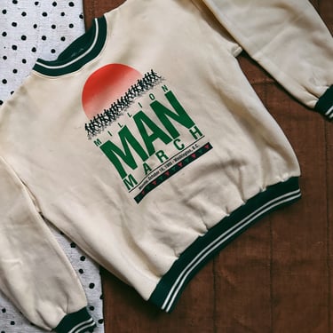 Vintage Million Man March Crew Neck Sweater