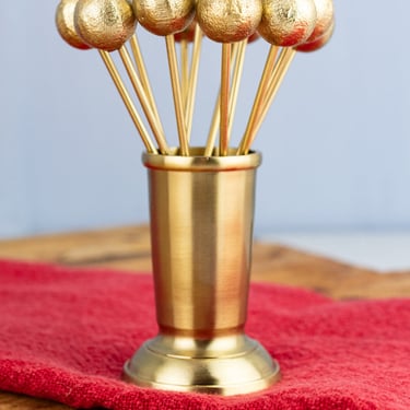 Gilded Pomegranate Cocktail Picks Set