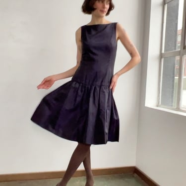 Ralph Lauren Purple Silk Party Dress (S)