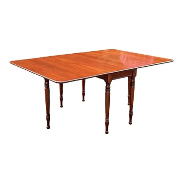 Vintage Solid Cherry Dropleaf Gateleg Dining Table 