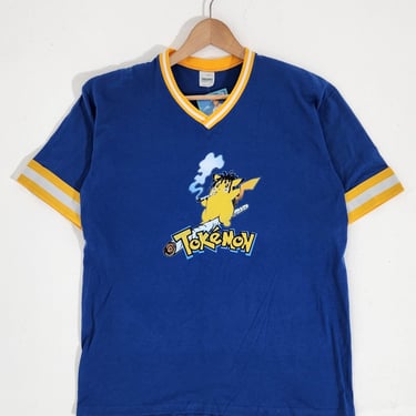 Vintage 1990's Pokemon Weed "Tokemon" T-Shirt Sz. L