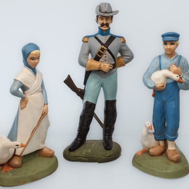 Vintage Figurines - Farmhouse Decor Collection | Dutch Farm Figures 