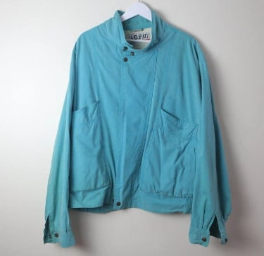 vintage MEN'S blue denim style FADED oversize field jacket coat 1990s vintage - Size 3XL 