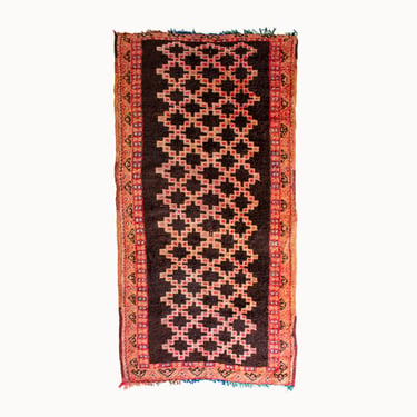 Vintage Moroccan Taznakht Rug | 3'2" x 6'8"
