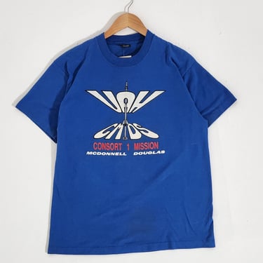 Vintage 1990s Consort 1 Mission T-Shirt Sz. XL