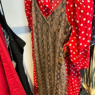 Snakeskin bodycon dress “clock house” s