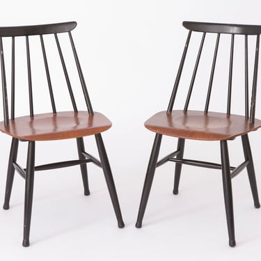 Vintage Pair of Ilmari Tapiovaara Chairs for ASKO - 1960s Finnish Design 