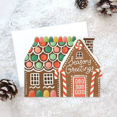 Gingerbread House Card