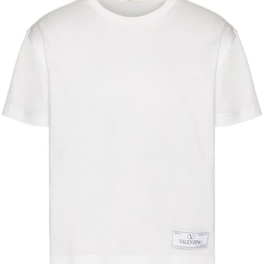 Valentino Men Logo Cotton T-Shirt