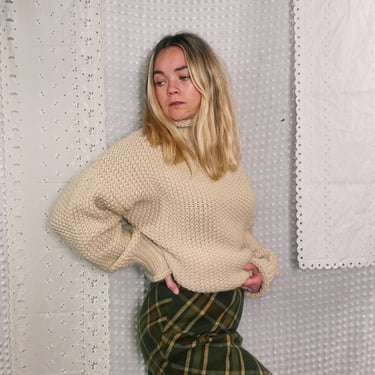 Vintage Wool Maxi Skirt