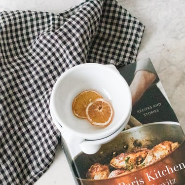 My Paris Kitchen Book with Pair of Vintage Mussel Bowls