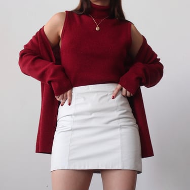 Vintage Garnet Knit Twin Set