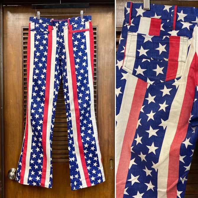 Vintage Flag outlet pants 60's