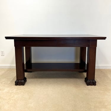 mission arts and crafts partners desk executive library table Tobey Chicago 