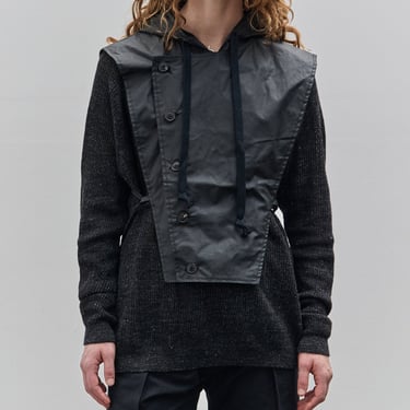 Jan-Jan Van Essche Hoodpiece 1, Off Black