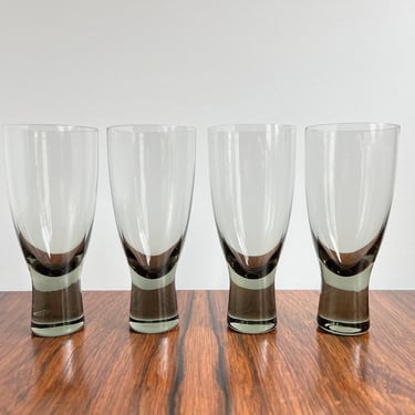 Set of 4 Holmegaard Canada Red Wine Glasses by Per Lutken, 15.8 cm 