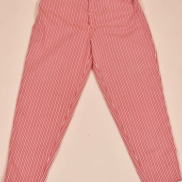 Red Peppermint Striped Jeans By Gitano, M