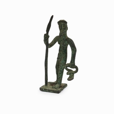 Miniature Bronze Figurine Prehistoric Statue 