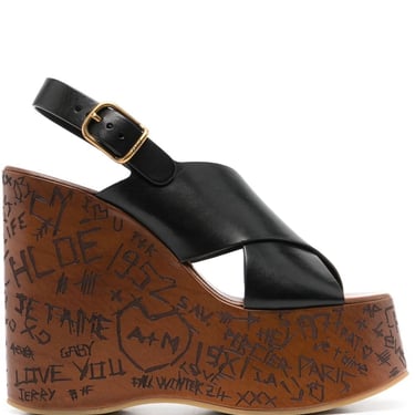 Chloé Women Maxime Wedge Sandals