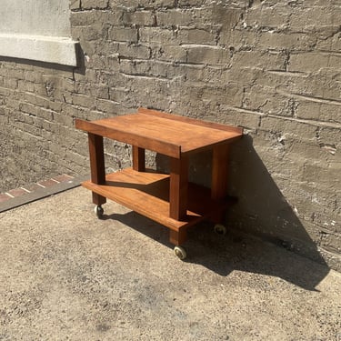 MCM Walnut Side Table