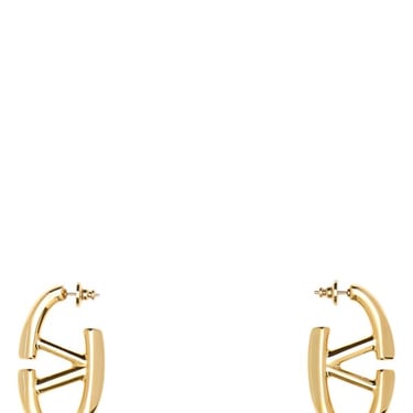 Valentino Garavani Women Gold Metal Vlogo The Bold Earrings