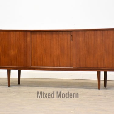 Danish Modern Teak Sideboard Credenza 