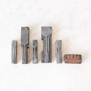 Collection of Copper Letterpress Stamps